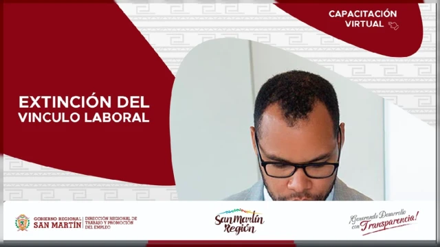  Capacitación online gratis - "Extinción del vinculo laboral" DRTPE de San Martín