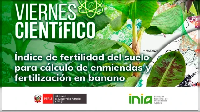  Capacitación online - "Índice de fertilidad del suelo para cálculo de enmiendas y fertilización en banano"