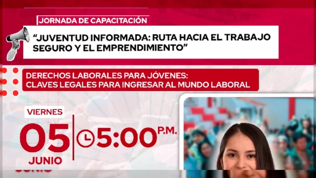  Capacitación online - "Derechos laborales para jóvenes: claves legales para ingresar al mundo laboral"  