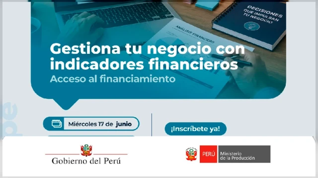  Capacitacion   online - "NANCIERO Gestiona tu negocio con indicadores financieros" MINISTERIO DE LA PRODUCCIÓN
