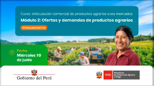 Capacitacion virtual - "Oferta y demanda de productos" MIDAGRI