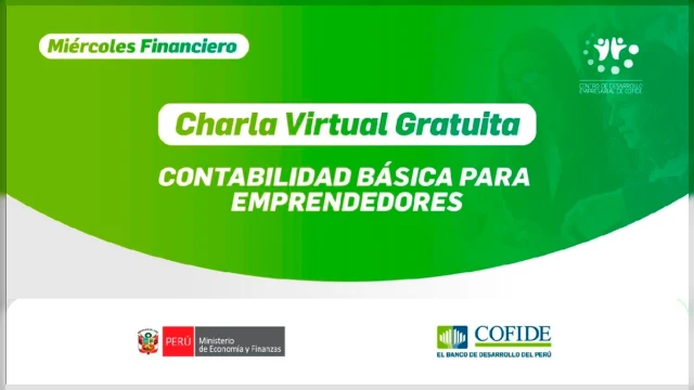  Charla online gratis - "Miercoles Financiero: Utilización correcta de letra de cambio, cheque o pagaré" COFIDE