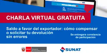  Charla online gratis "Saldo a favor del exportador: Cómo compensar o solicitar tu devolución sin errores"
