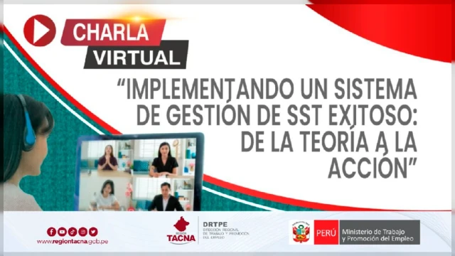  Charla virtual "Implementando un Sistema de Gestión de SST Exitoso: De la Teoría a la Acción" 