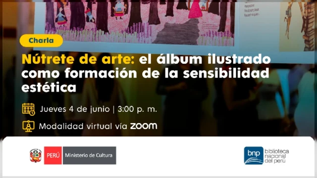  Charla online - "Nútrete de arte: el álbum ilustrado como formación de la sensibilidad estética"