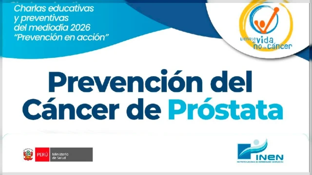  Charla online - "Prevención del Cáncer de Próstata" INEN