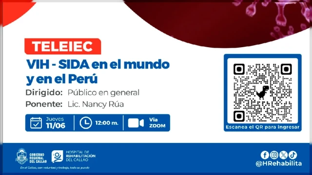  Charla virtual - "VIH - SIDA en el mundo y en el Perú" Hospital de Rehabilitación del Callao