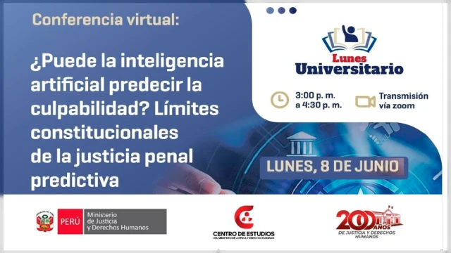  Conferencia Puede la inteligencia artificial predecir la culpabilidad? Límites constitucionales de la justicia penal
