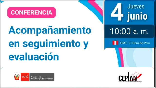  Conferencia virtual - Acompañamiento en seguimiento y evaluación a entidades focalizadas de los tres niveles de gobierno