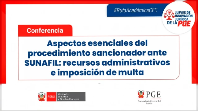  Conferencia online - "Aspectos esenciales del procedimiento sancionador ante SUNAFIL" 