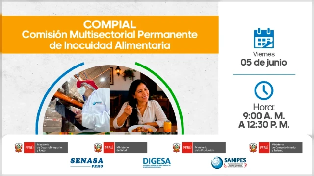  Conferencia online - "De la carga a las soluciones: alimentos inocuos en todas partes" Sanipes
