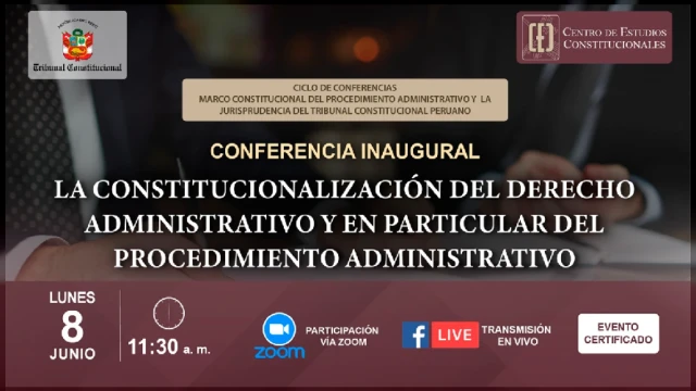  Conferencia online  La constitucionalización del derecho administrativo y en particular del procedimiento administrativo