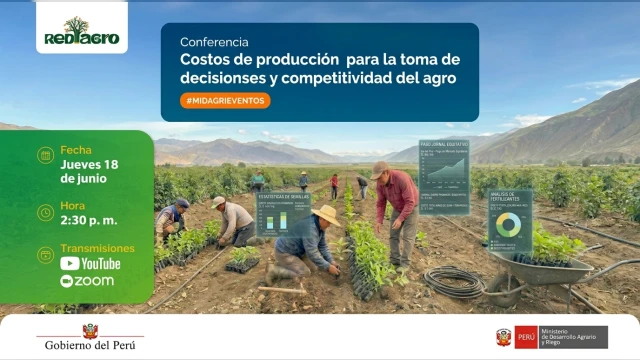  Conferencia online - "Costos de producción para la toma de decisiones y competitividad del agro" Midagri