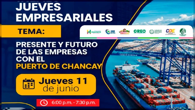  Conferencia online - "Presente y futuro de las empresas con el Puerto de Chancay" 
