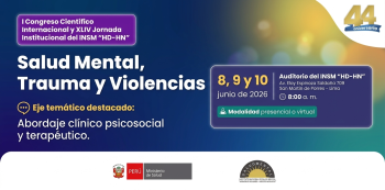  Congreso presencial - "Salud Mental, Trauma y Violencias" Instituto Nacional de Salud Mental