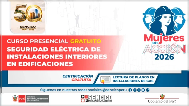  Curso Presencial Gratis - "Seguridad Eléctrica de Instalaciones Interiores en Edificaciones" Sencico Iquitos
