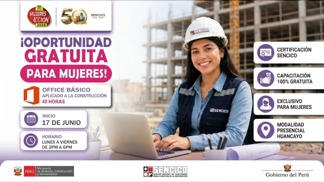  Curso presencial "Office Básico Aplicado a la Construcción" SENCICO