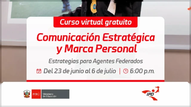  Curso online gratis - "Comunicación Estratégica y Marca Personal: Estrategias para Agentes Federados" IPD