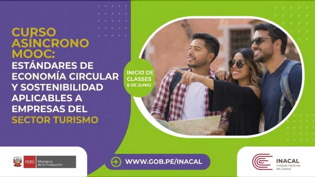  Curso online gratis - "Estándares de economía circular y sostenibilidad" Inacal