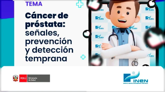  Evento online- "Cáncerde próstata: señales, prevención y detección temprana" INEN