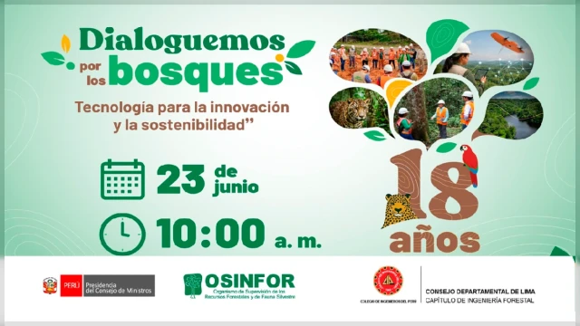  Evento online - "Diáloguemos por los bosques" OSINFOR