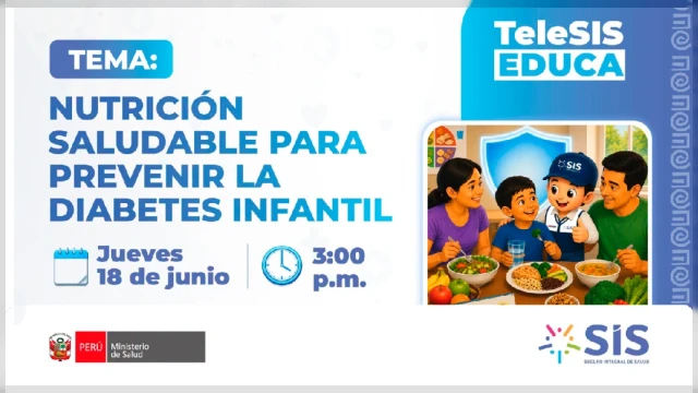  Evento online gratis- "¿Qué tan saludable es la alimentación de tus hijos?" Seguro Integral de Salud
