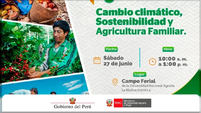  Foro presencial - "Cambio climático, sostenibilidad y agricultura familiar" MIDAGRI