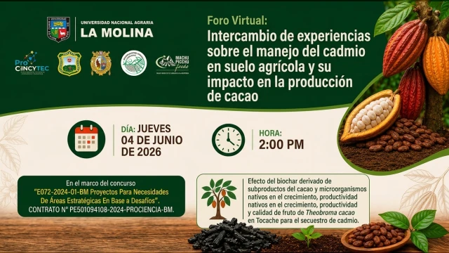 Foro virtual - " Intercambio de experiencias sobre el manejo de cadmio en suelos agrícolas"  