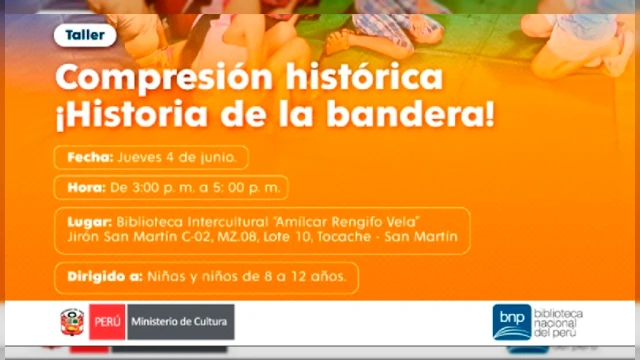  Taller presencial - "Comprensión histórica ¡Historia de la bandera!" BNP