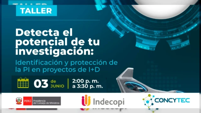  Taller presencial - "Dete cta el potencial de tu investigación" Concytec