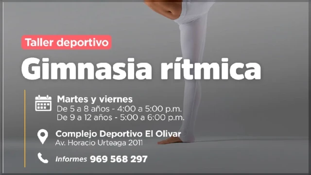  Taller presencial - "Gimnasia Rítmica" Municipalidad de Jesús María