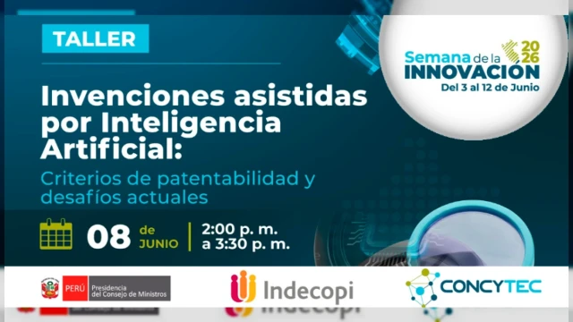 Taller presencial - " Invenciones asistidas por Inteligencia Artificial" Concytec
