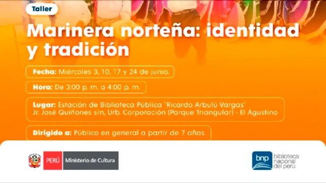  Taller presencial - "Marinera norteña: identidad y tradición" BNP