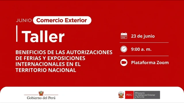  Taller virtual - "Beneficios de ferias y exposiciones internacionales" Mincetur