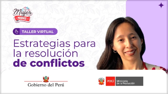  Taller online "Estrategias para la resolución de conflictos" Ministerio de la Producción del Perú