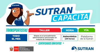  Taller online gratis "Pautas para elaborar el IPERC en el transporte terrestre" SUTRAN
