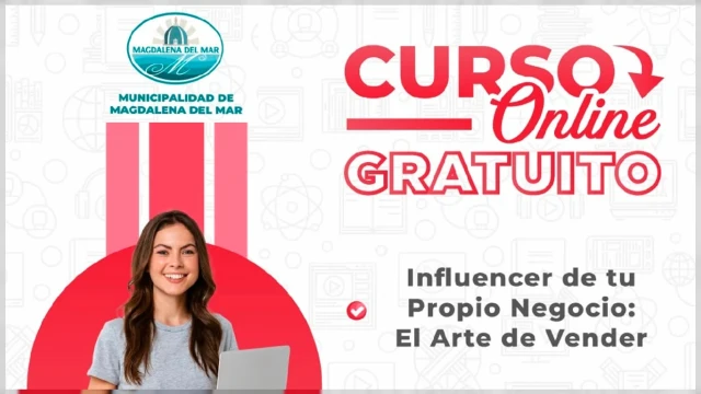  Taller virtual - "Influencer de tu propio negocio: el arte de vender" Municipalidad de Magdalena del Mar