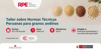  Taller virtual - "Normas Técnicas Peruanas para granos andinos" Inacal