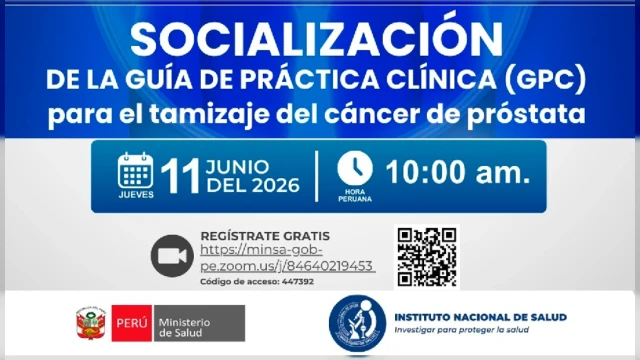 Telecapacitación - "Socialización de la Guía de Práctica Clínica para el tamizaje del cáncer de próstata" INS 