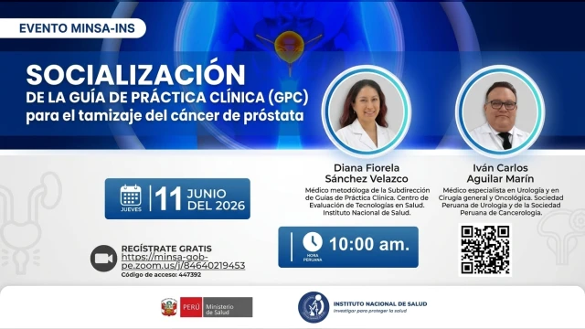 Telecapacitación online gratis - "Socialización de la Guía de Práctica Clínica" INS