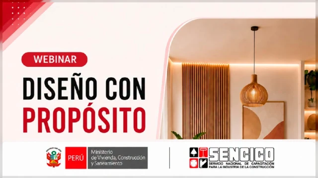  Webinar online - "Diseño con Propósito" SENCICO