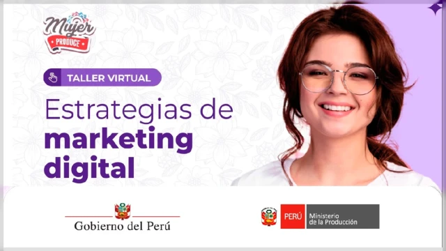  Webinar online - "Estrategias de marketing digital" Ministerio de la Producción (Produce)