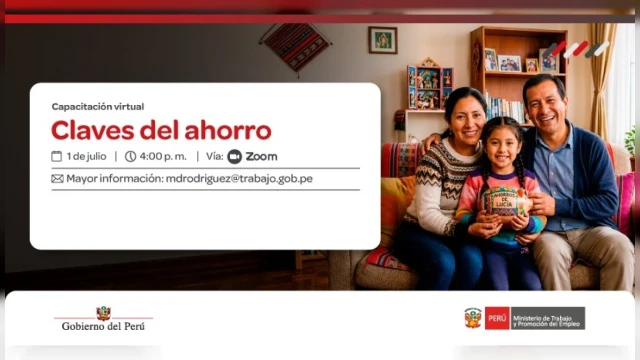 Capacitación virtual - "Claves del ahorro" MTPE