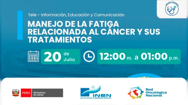 Capacitación virtual - "Manejo de la fatiga relacionada al cáncer y sus tratamientos"  INEN
