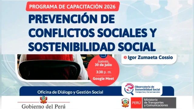 Capacitación VIRTUAL - "Más herramientas para fortalecer el diálogo y construir soluciones sostenibles" MTC