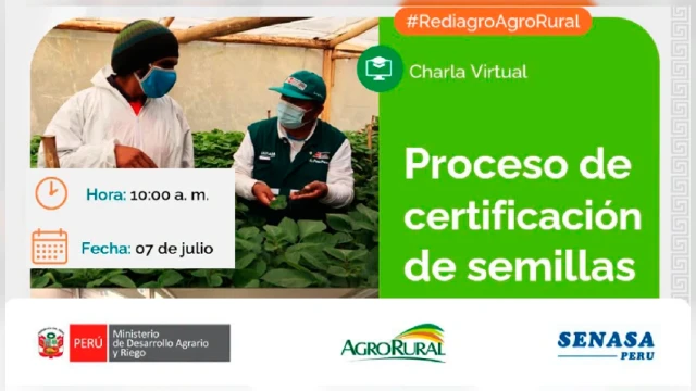 Charla virtual - "Proceso de certificación de semillas" Agro Rural