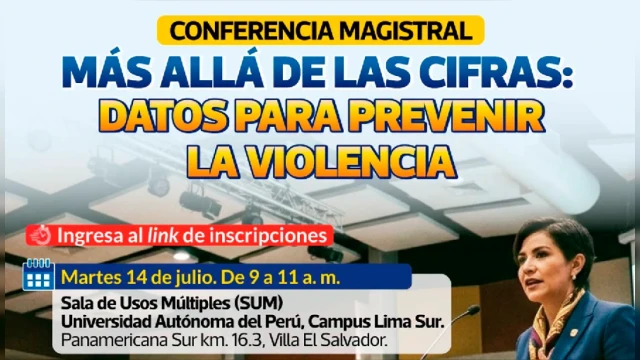 Conferencia presencial - "Más allá de las cifras: Datos para prevenir la violencia" 