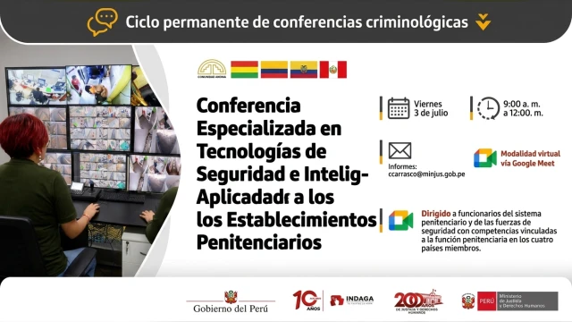 Conferencia - "Tecnologías de Seguridad e Inteligencia Aplicadas a los Establecimientos Penitenciarios"