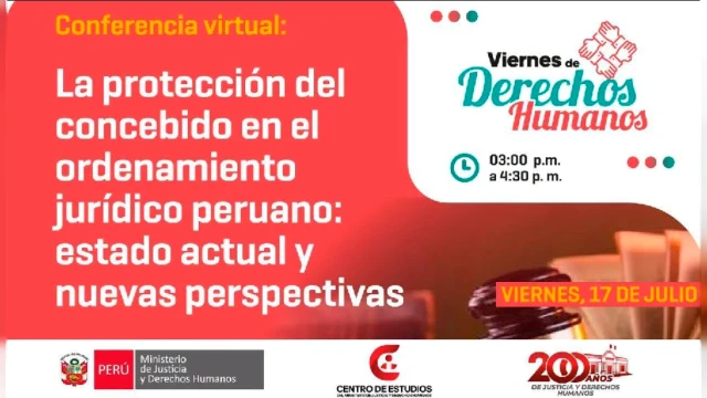 Conferencia - "Viernes de Derechos Humanos: La protección del concebido en el ordenamiento jurídico peruano" 