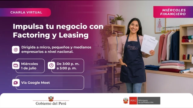 Conferencia online - "Miércoles Financieros: Impulsa tu negocio con Factoring y Leasing " Produce